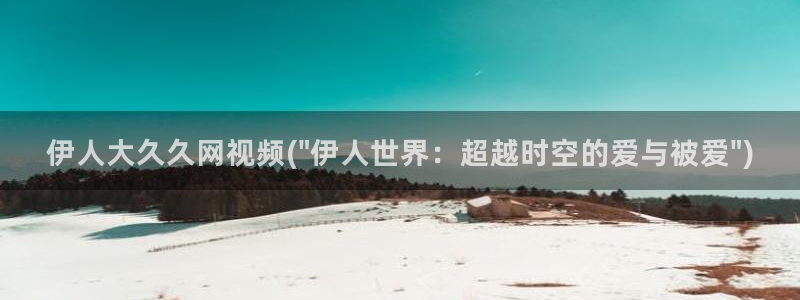 久久久伊人中文字幕影院：伊人大久久网视频(\